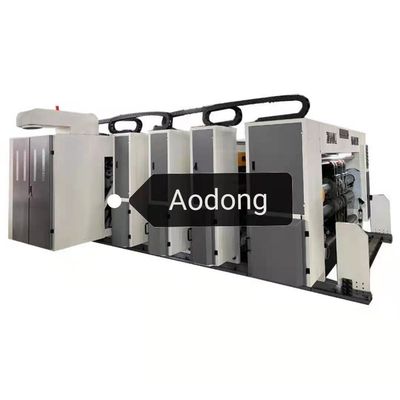 1-6color Flexo Drucken, das stempelschneidene Maschine für Karton-Kasten kerbt
