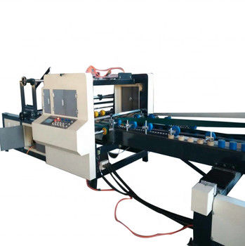 Pappselbstordner Gluer-Maschine mit Umreifungsmaschine
