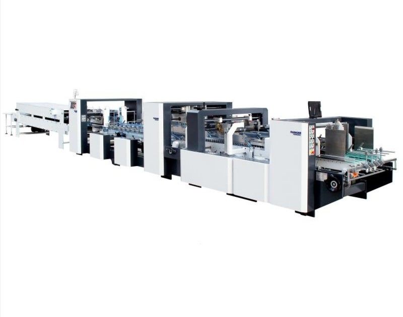 Automatischer kleiner gewölbter Papppapier-Kasten des Karton-neue 2021, der Maschine herstellt